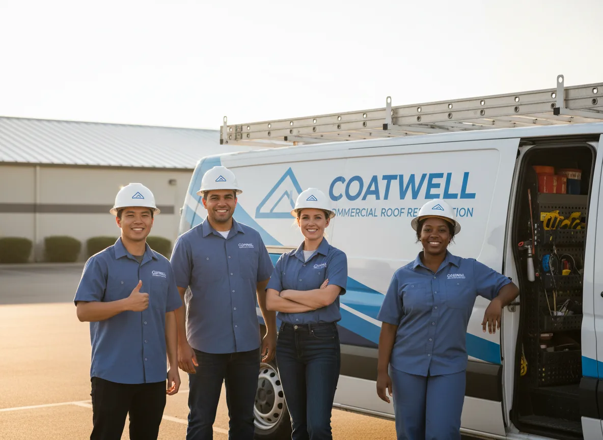 Commercial roof coating company in Irwin, ID